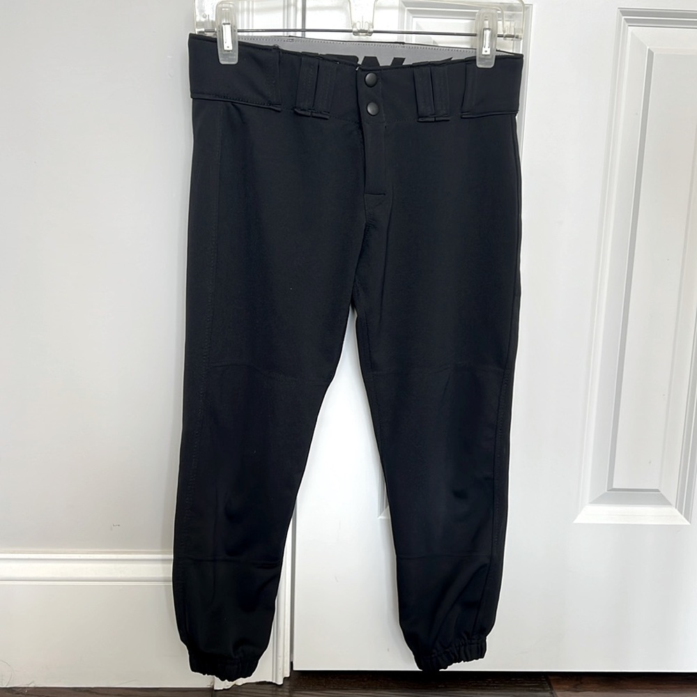 Easton women’s black softball pants size small